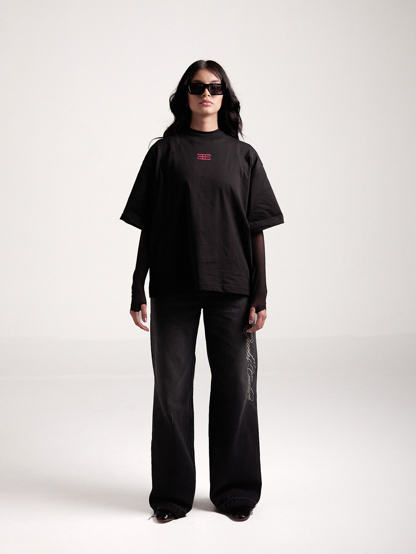 Camiseta Rupestris Negra Estampada