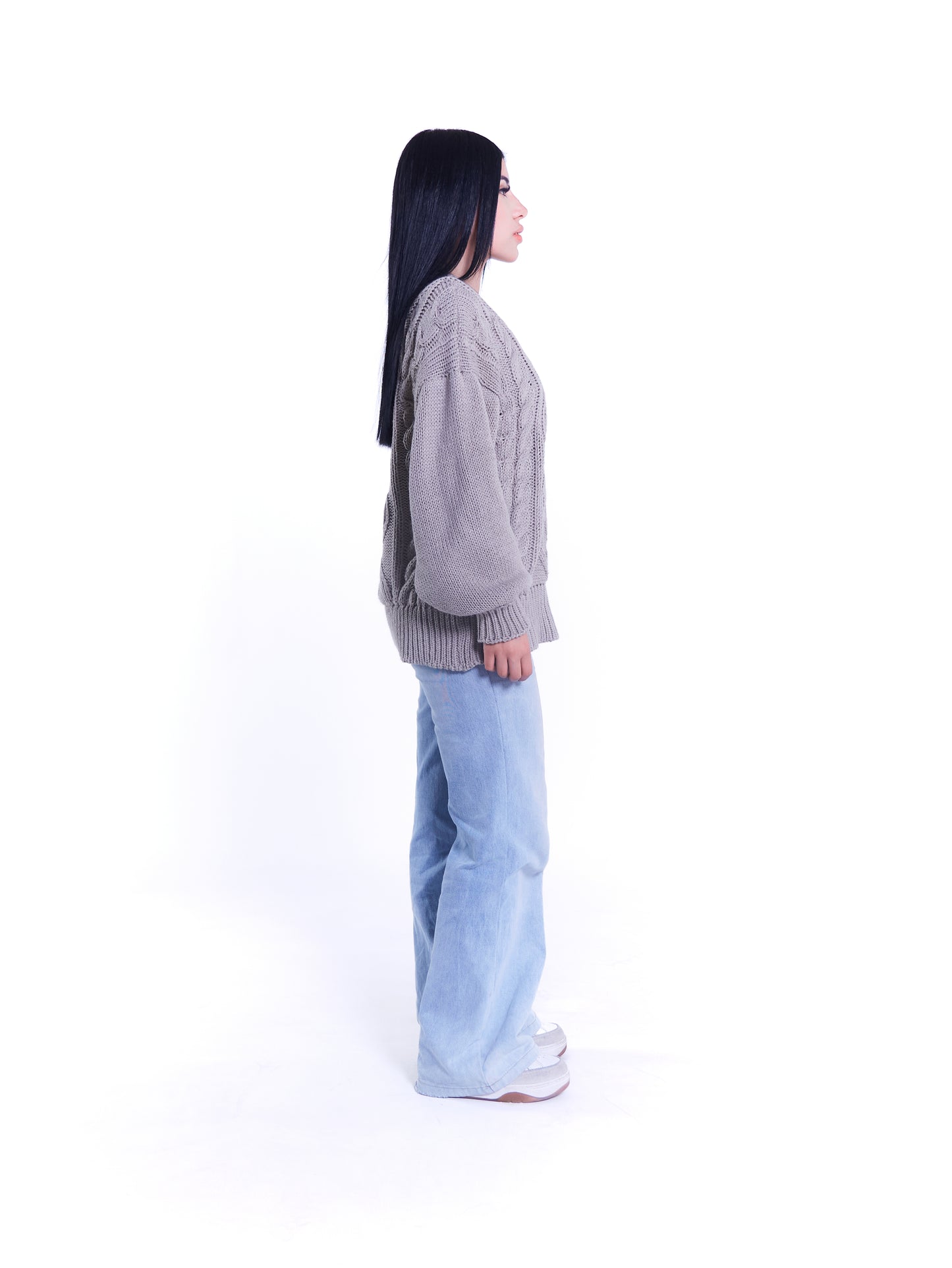 K-nit Sweater - Trenzado - Camel