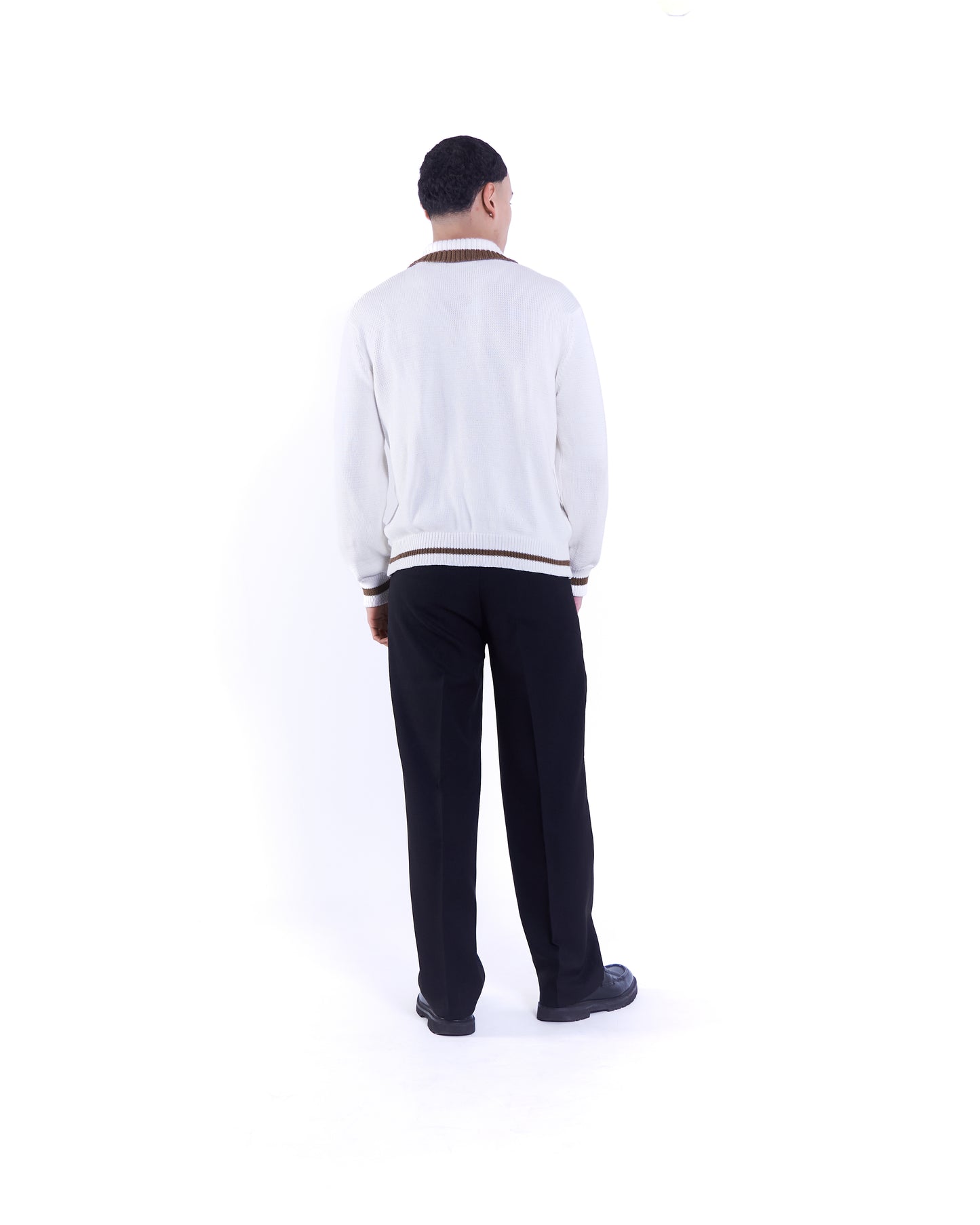 K-nit Polo zip - Quebs Nouveau Marfil - Camel - Masculino
