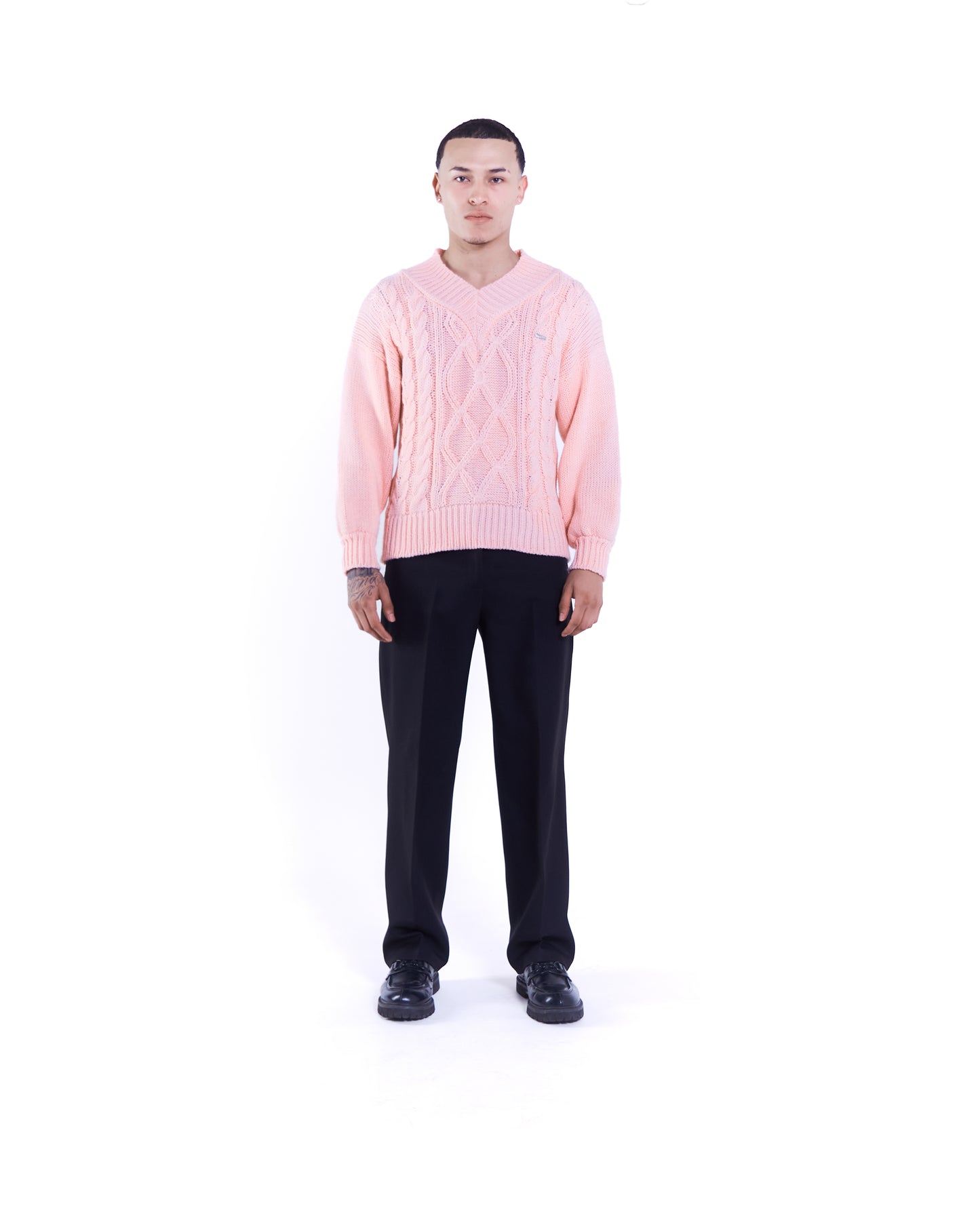 K-nit Sweater - Trenzado - Camel