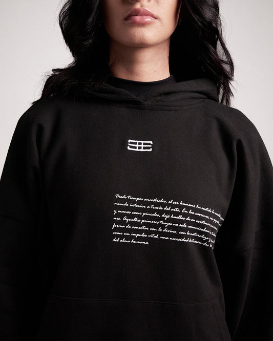 Hoodie Negro Rupestris
